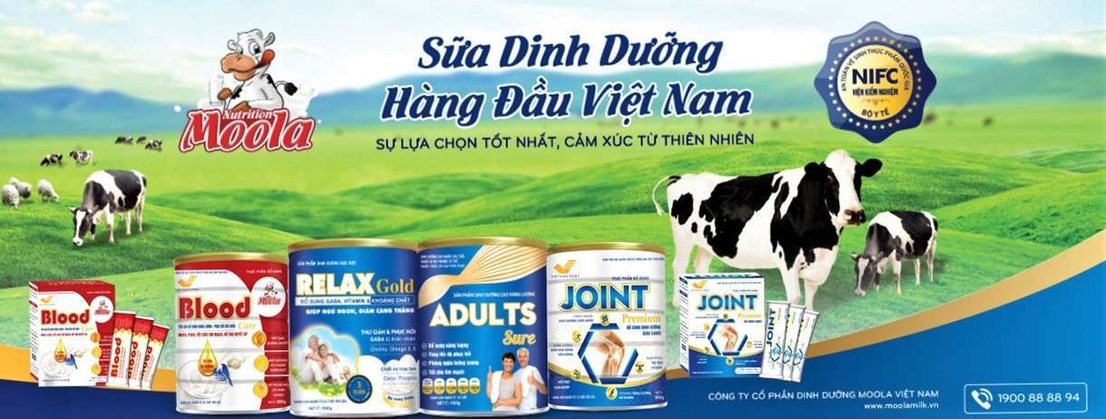 Tìm hiểu về thương hiệu sữa dinh dưỡng MOOLA MILK và các sản phẩm JOINT premium và BLOOD Care đang được phân phối độc quyền tại hệ thống Bưu Điện Toàn Quốc